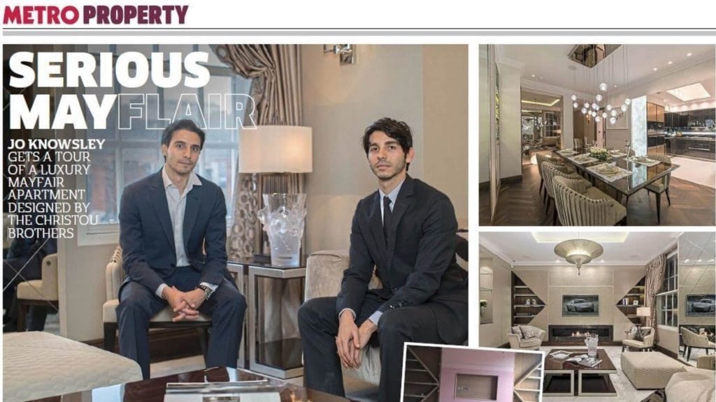 Metro Interview Alex & Michael Christou