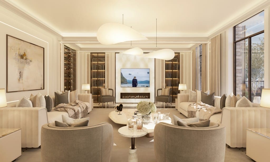 three kings mayfair living room